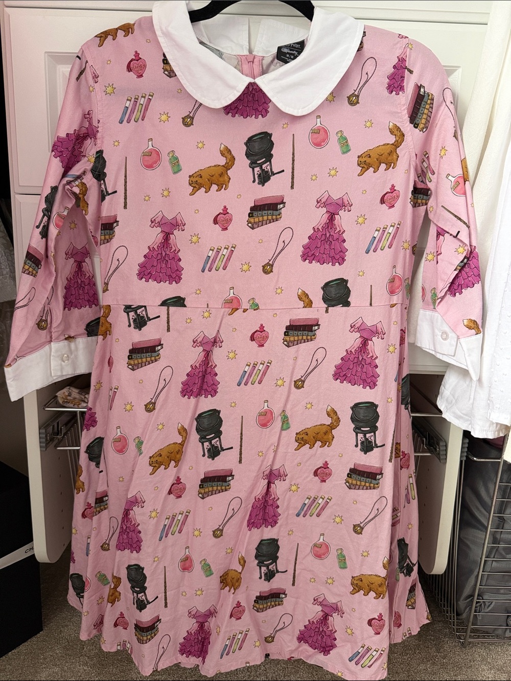 Pink Peter Pan Collar Harry Potter Dress